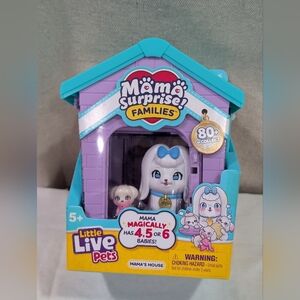 NEW Little Live Pets Mama Surprise Families MALTESE Family Playset Toys Dogs